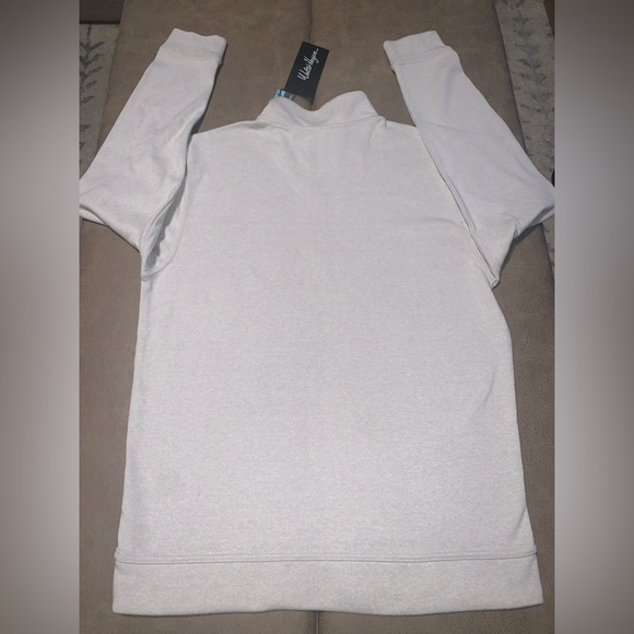 Walter Hagen Mens P11 Midweight 1/4 Zip Light Khaki Heather Golf NWT Size Small - Picture 8 of 9